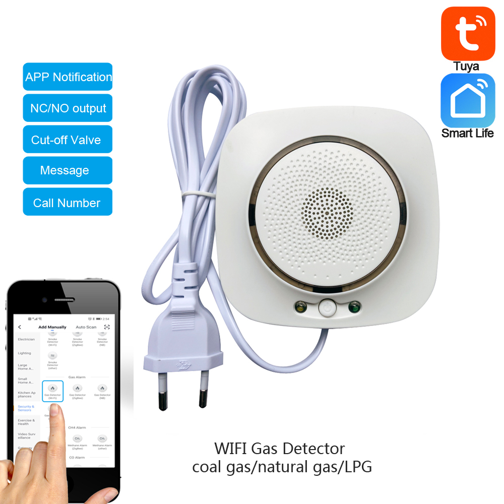 Wifi Smart Plug - 90-220Vac EU Plug WIFI Natural Gas