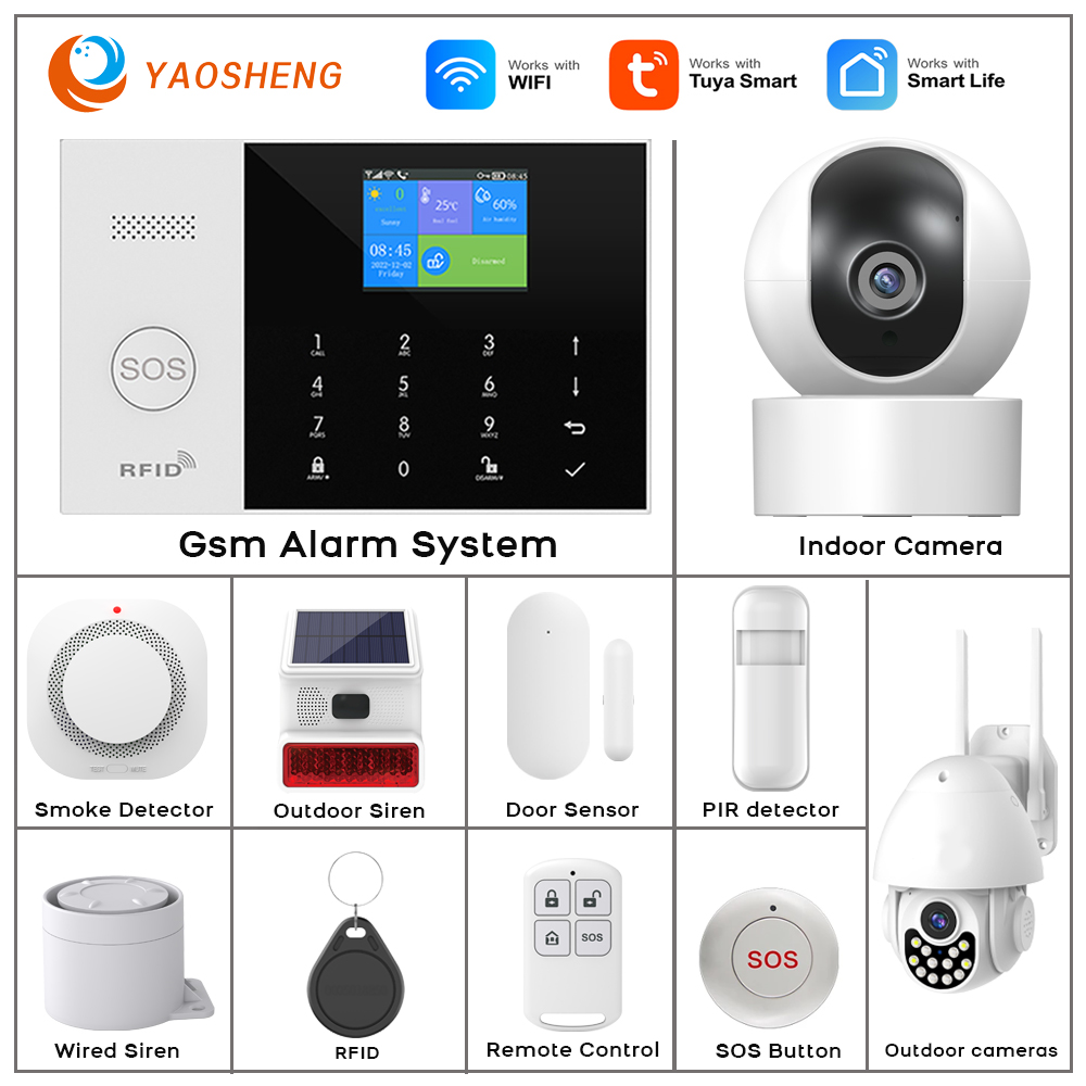 Smart Home Automation Kit - 4G Alarm System Security Home WIFI