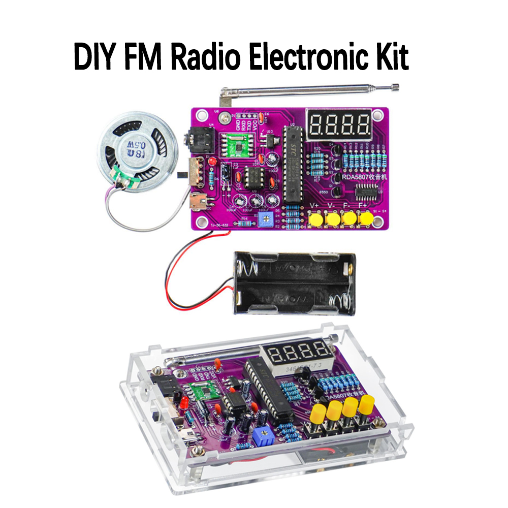 Electronics Project Kit - DIY FM Radio Electronic Kit 87-108MHz