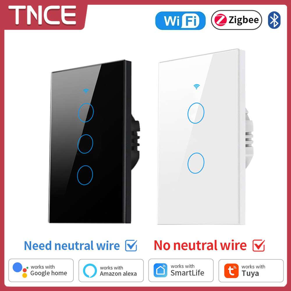 Smart Light Switch Wifi - TNCE Tuya WiFi/Zigbee Smart Light Switch,