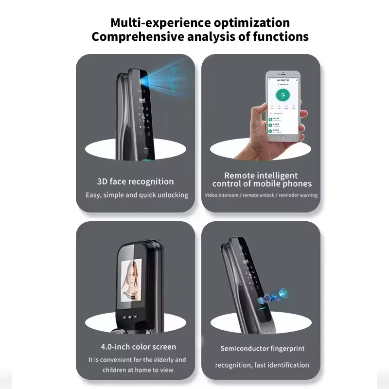 HX5 Smart Door Lock 3D Face Re - Smart Door Lock Wifi review and price