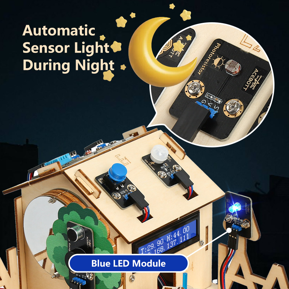 ACEBOTT Smart Home STEM STEAM  - Esp32 Smart Home Kit review and price