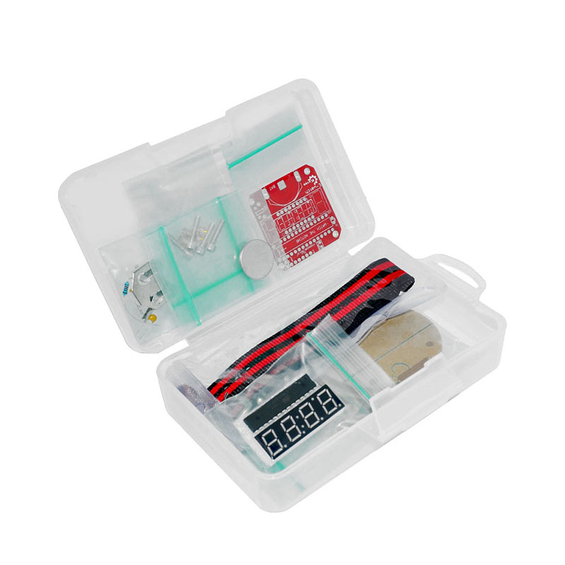 Single Chip LED Kit Clock DIY  - Microcontroller Kit review and price