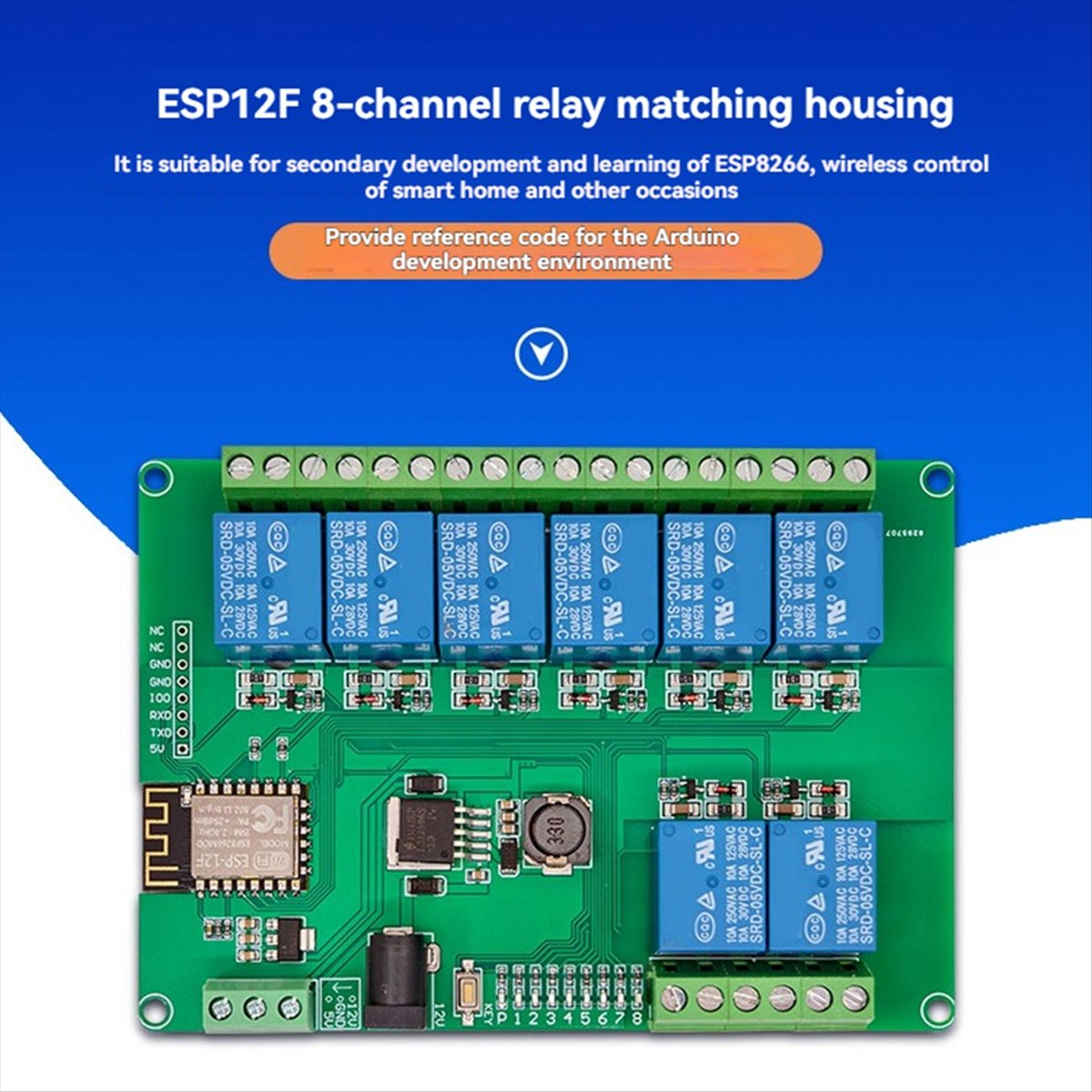 A99X 8-CH Relay Module DC12-24 - Esp8266 Relay Module review and price