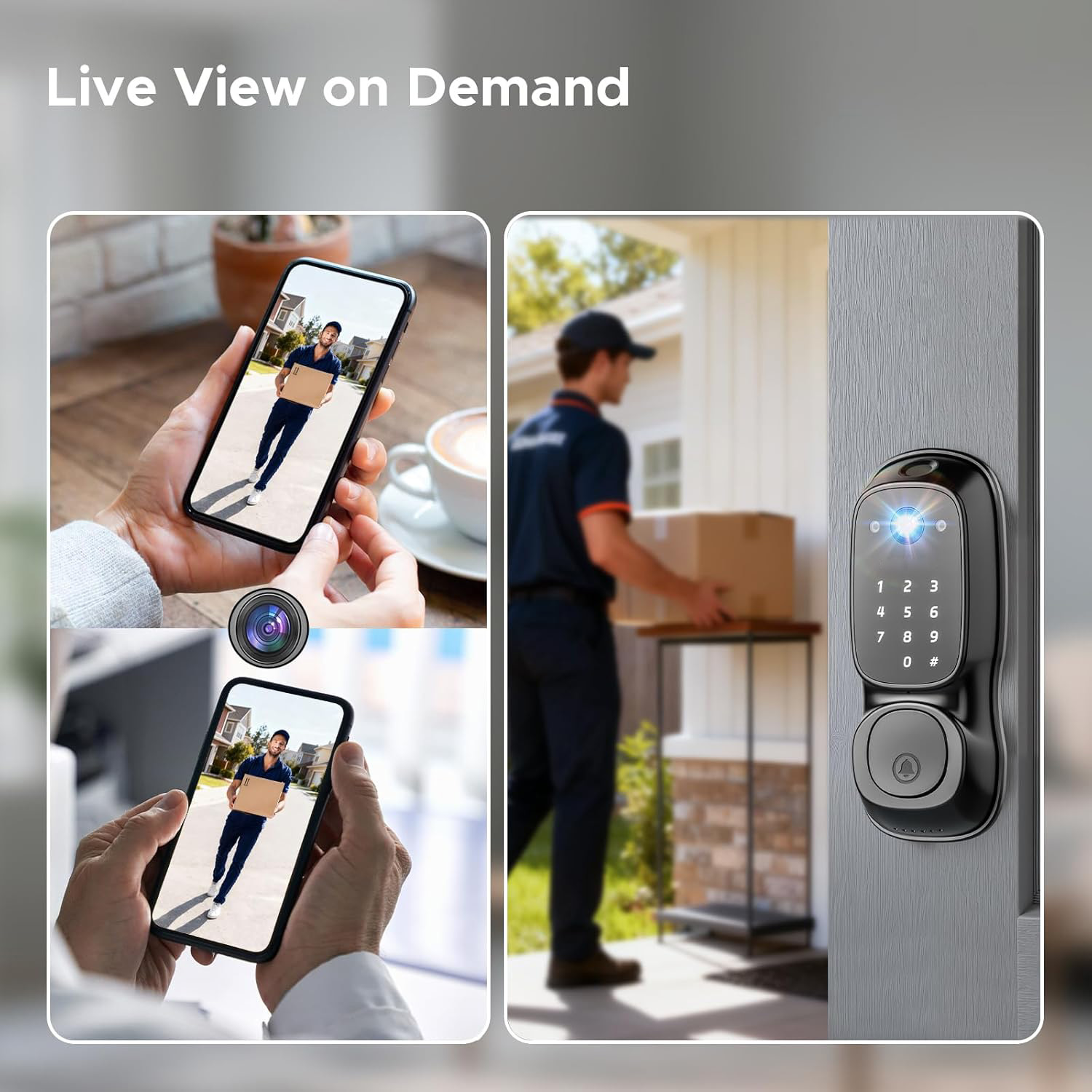 Tuya Wifi Smart Door Lock ‎Cam - Smart Door Lock Wifi review and price