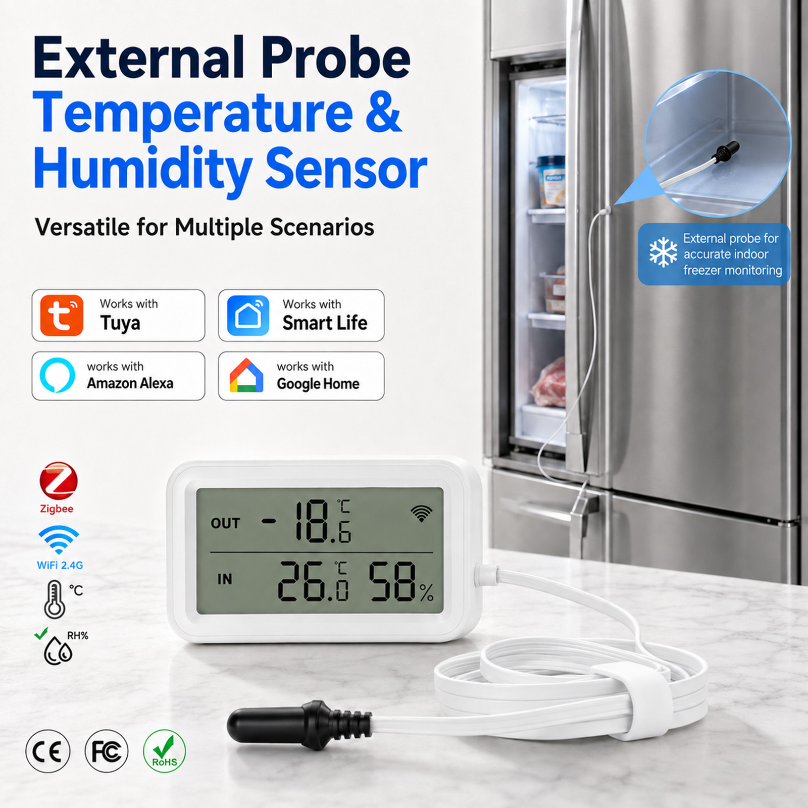 External Waterproof Probe Temp - Wifi Thermostat review and price
