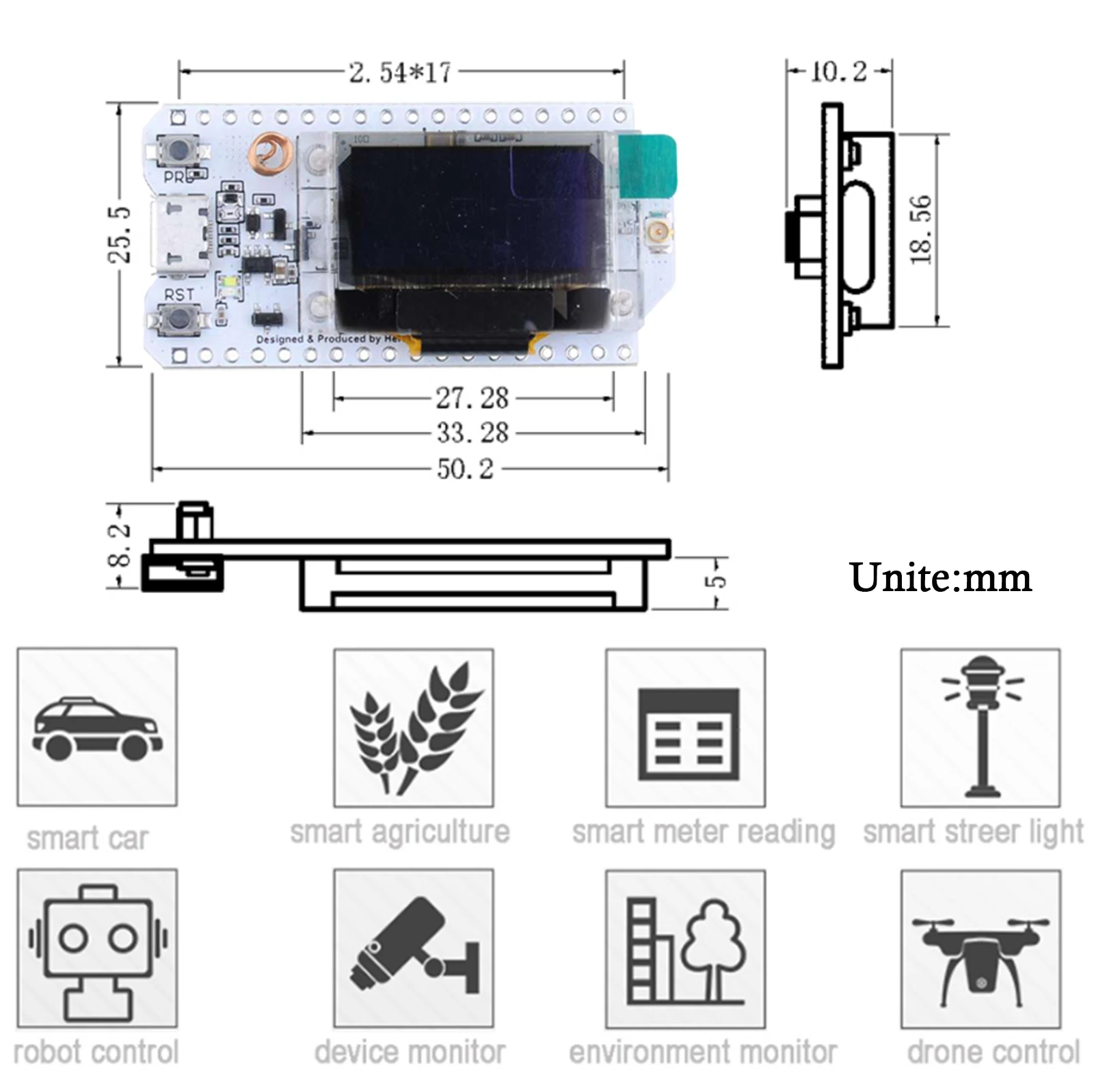 WIFI Lora Kit 32 V3 915MHz ESP - Esp32 Smart Home Kit review and price