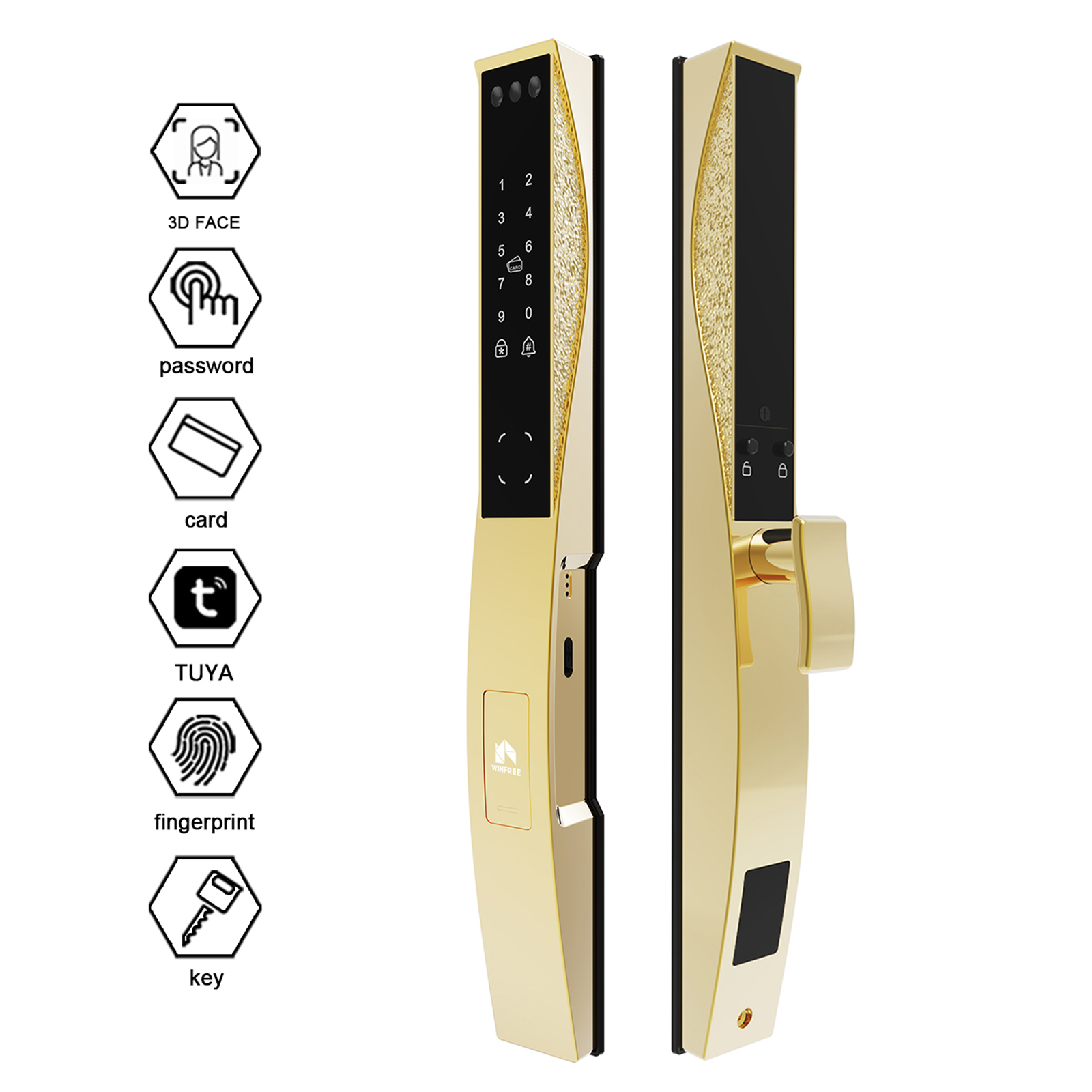 WINFREE Tuya Wifi Smart Digita - Smart Door Lock Wifi review and price