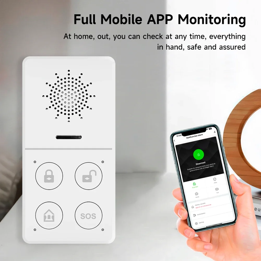 Tuya Wifi Smart Alarm System 4 - Smart Home Automation Kit review and price