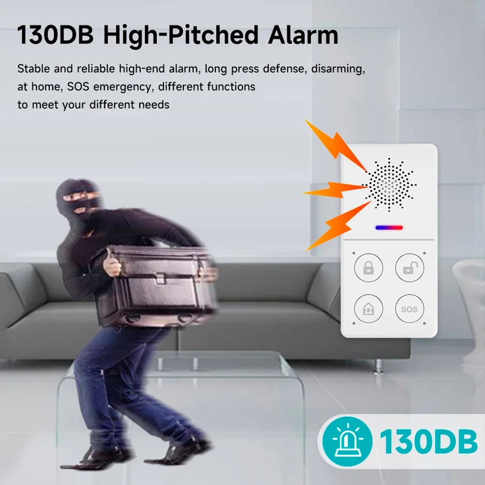 Tuya Wifi Smart Alarm System 4 - Smart Home Automation Kit review and price