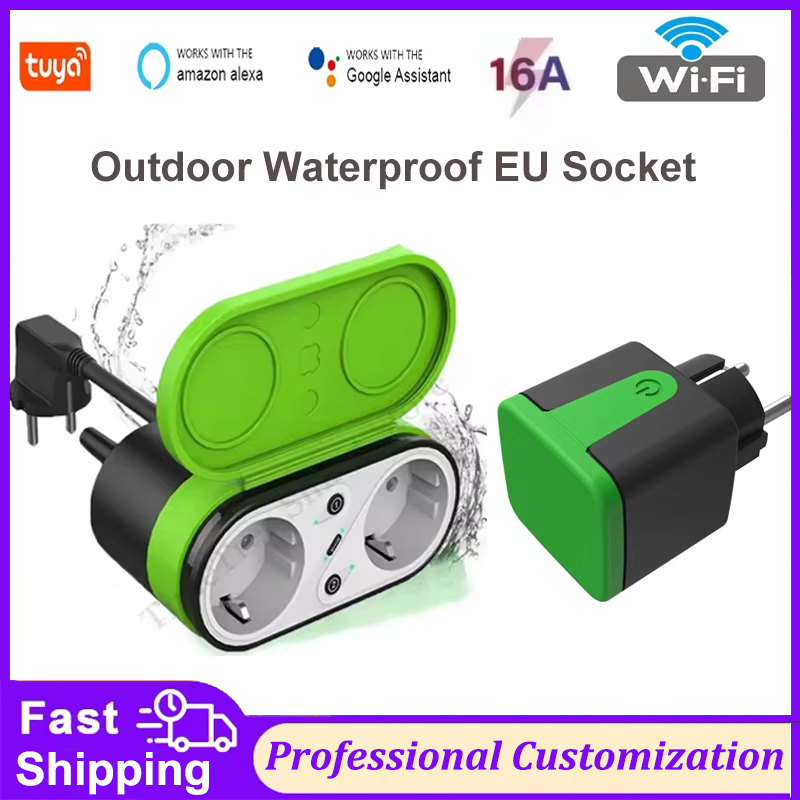 Tuya EU 16A Wifi Smart Outdoor - Wifi Smart Plug review and price