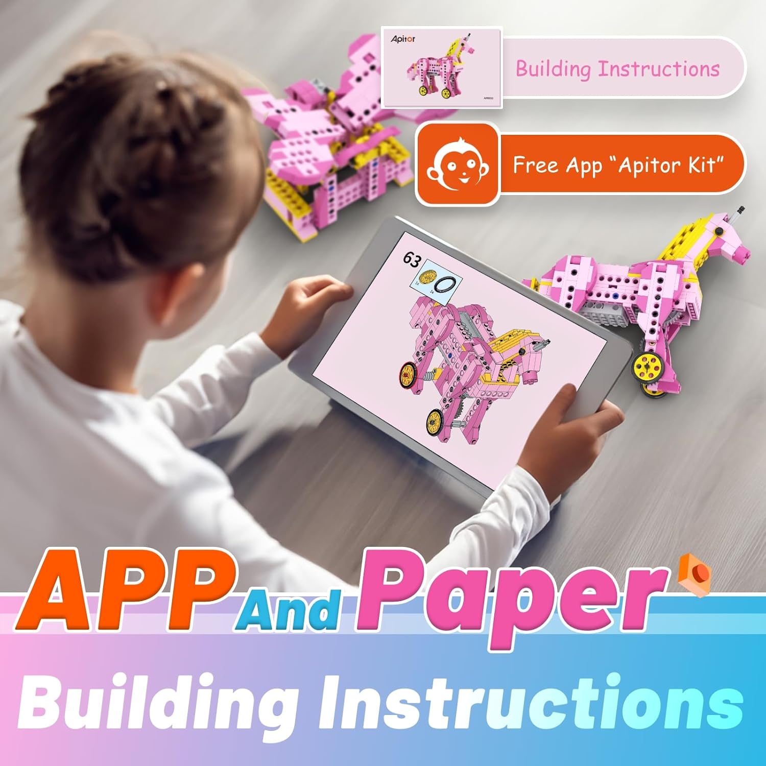 Apitor STEM Toys for Girls Gif - Stem Robotics Kit review and price