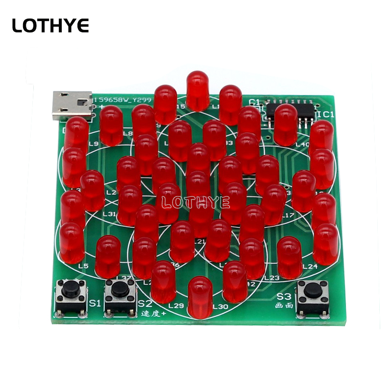 43 LED Multi Style Pattern Ele - Electronics Project Kit review and price