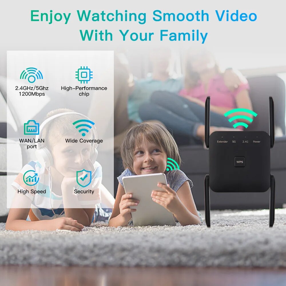 WiFi Repeater 1200Mbps 2.4GHz/ - Wifi Smart Plug review and price