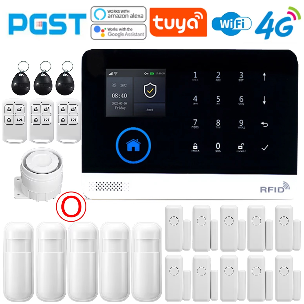 PGST Home Alarm System, WIFI S - Smart Home Automation Kit review and price