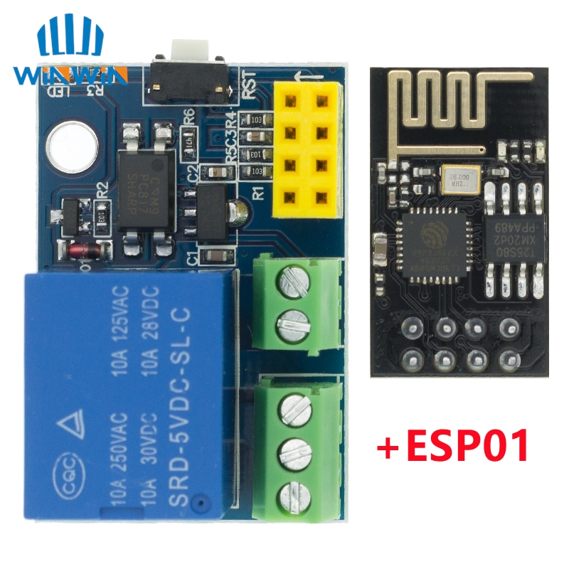 ESP8266 ESP-01 ESP-01S 5V WiFi - Esp8266 Relay Module review and price