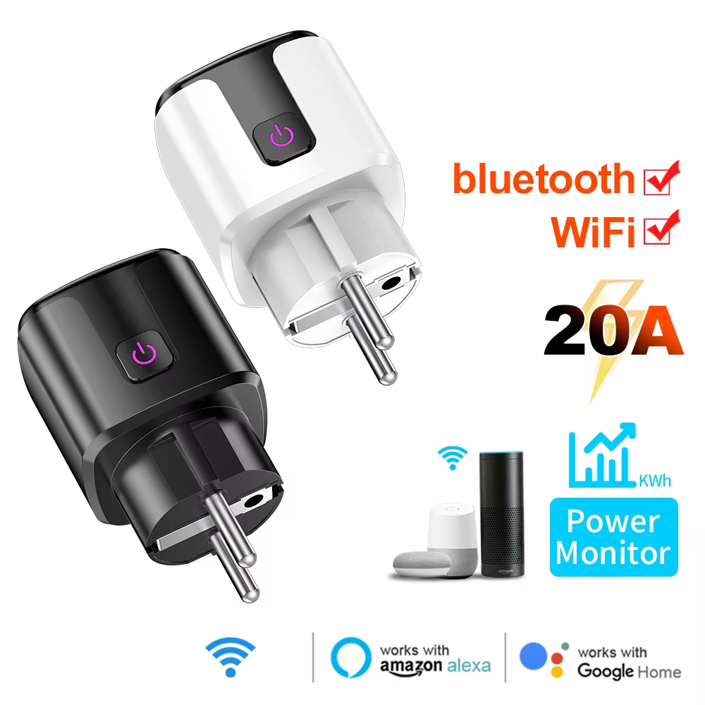 Smart 20A EU Plug WiFi+Bluetoo - Wifi Smart Plug review and price