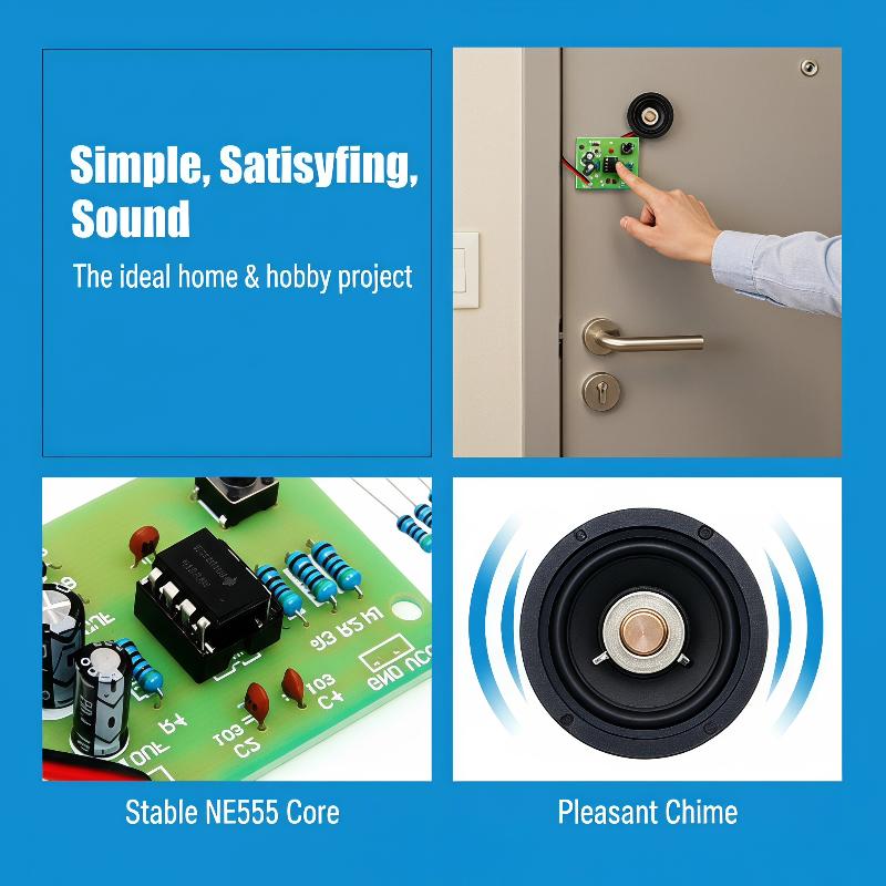 NE555 Doorbell DIY Soldering P - Electronics Project Kit review and price