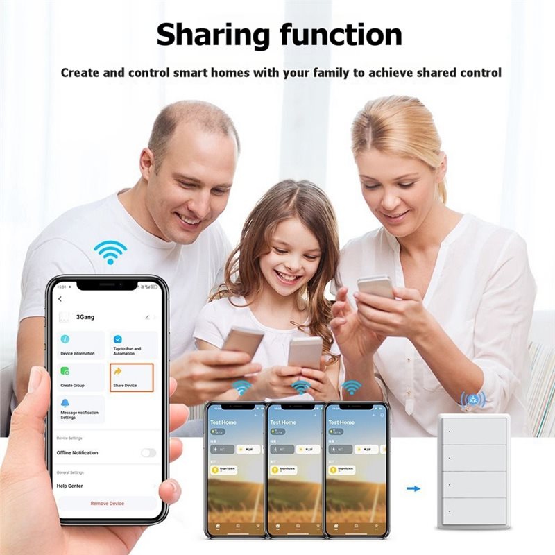 WCS-Tuya Wifi Smart Light Swit - Smart Light Switch Wifi review and price