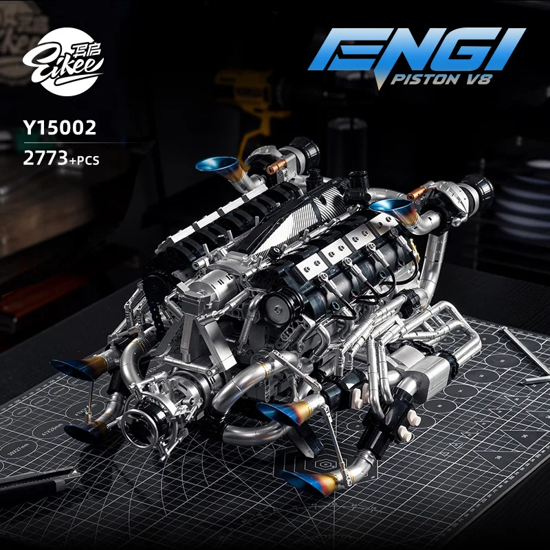 V8 Engine Building Kit for Adu - Stem Robotics Kit review and price
