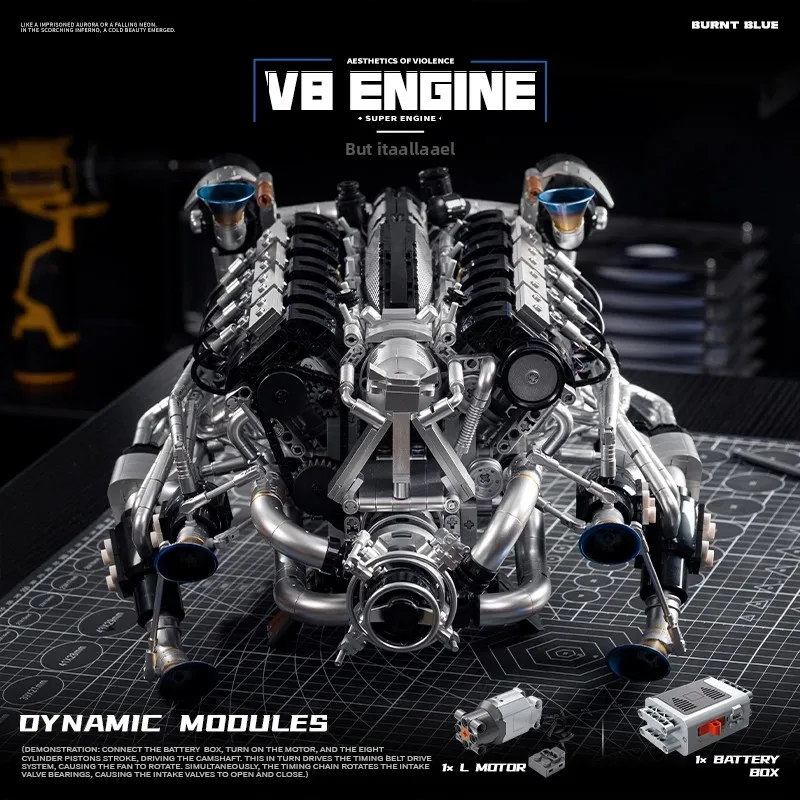 V8 Engine Building Kit for Adu - Stem Robotics Kit review and price