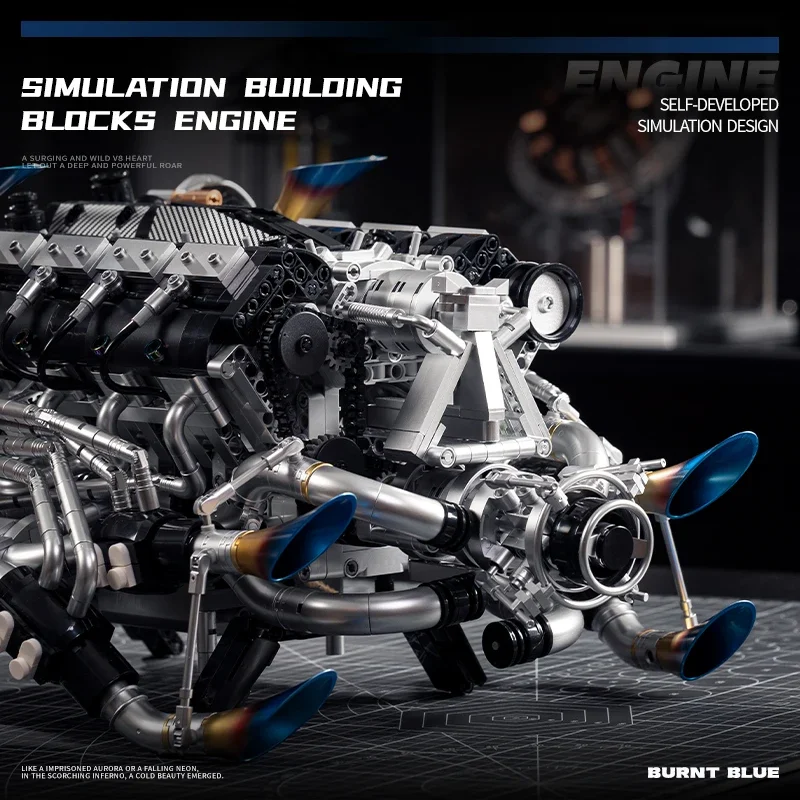 V8 Engine Building Kit for Adu - Stem Robotics Kit review and price