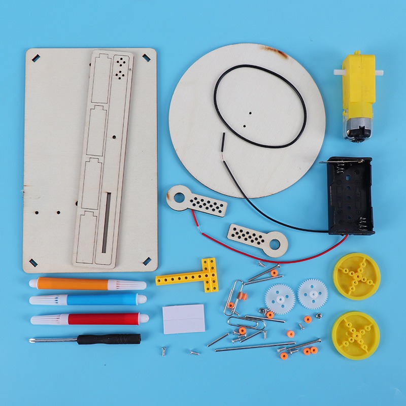 1-3Pcs DIY Wooden Electric Plo - Stem Robotics Kit review and price