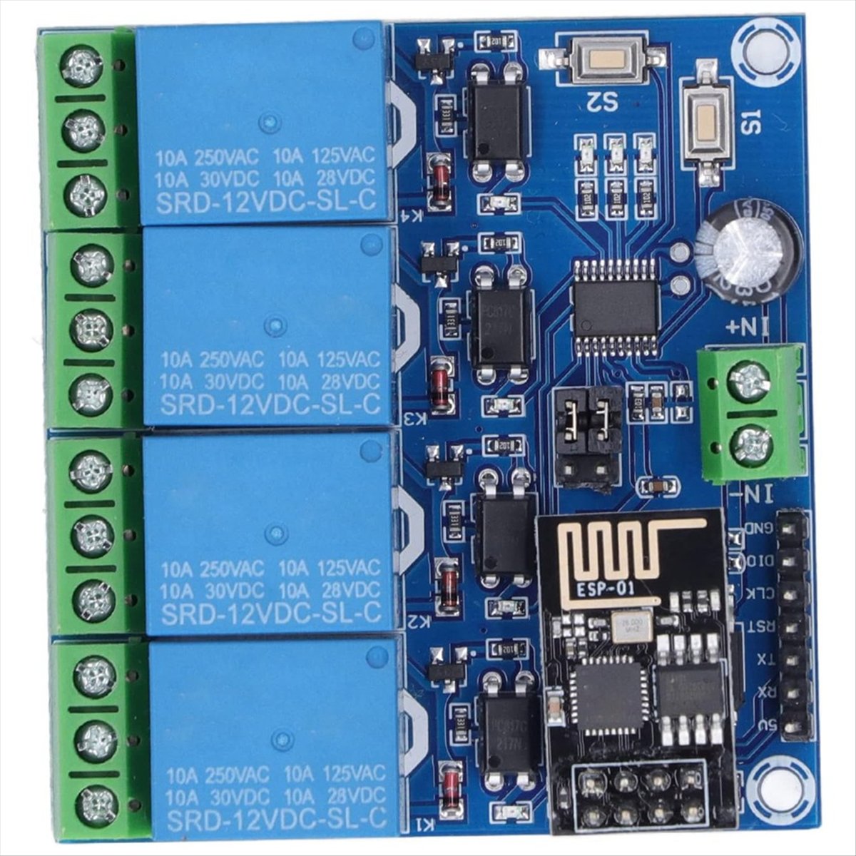 Super Sale 4 Channel WiFi Wire - Esp8266 Relay Module review and price