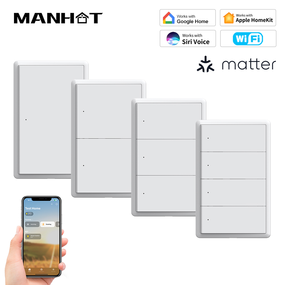 MANHOT Homekit WiFi Smart Swit - Smart Light Switch Wifi review and price