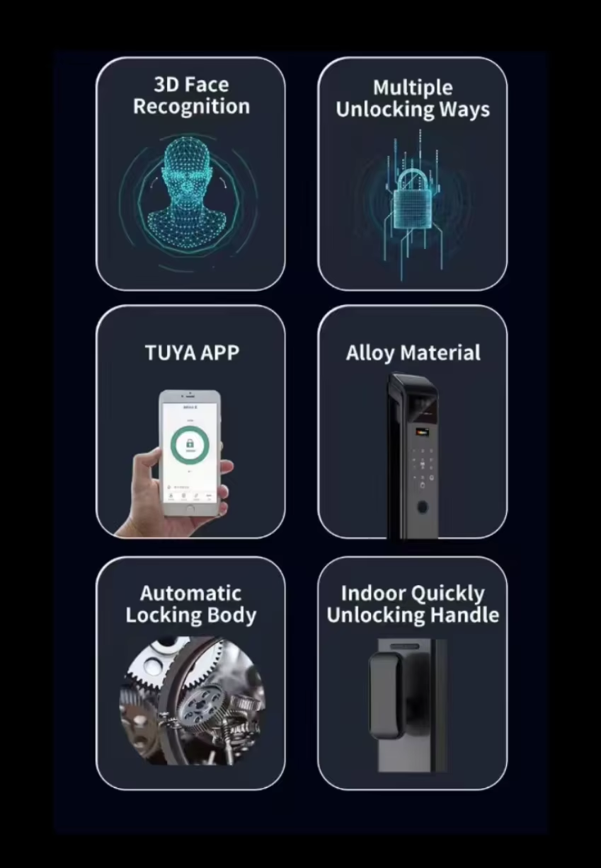 Enrique Wishome 3D Face Finger - Smart Door Lock Wifi review and price