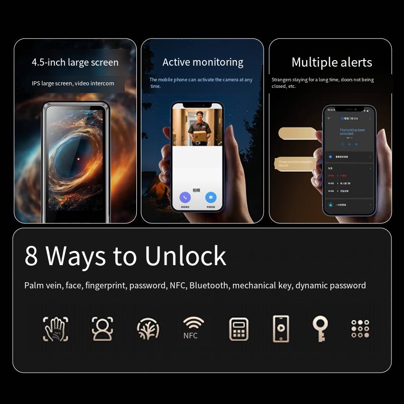 YN S11M Smart Home Digital Ele - Smart Door Lock Wifi review and price