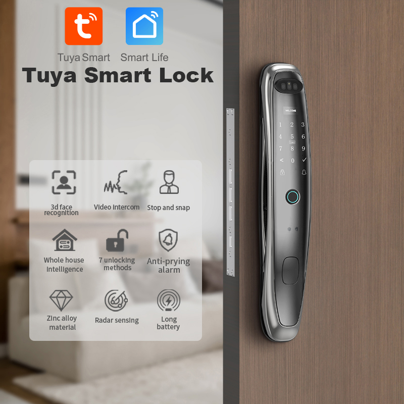Tuya WiFi Camera Smart Lock 3D - Smart Door Lock Wifi review and price