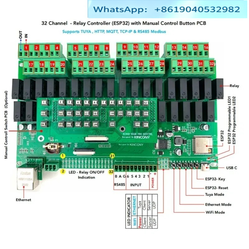 Kinconi KC868-H32B Professiona - Esp32 Smart Home Kit review and price