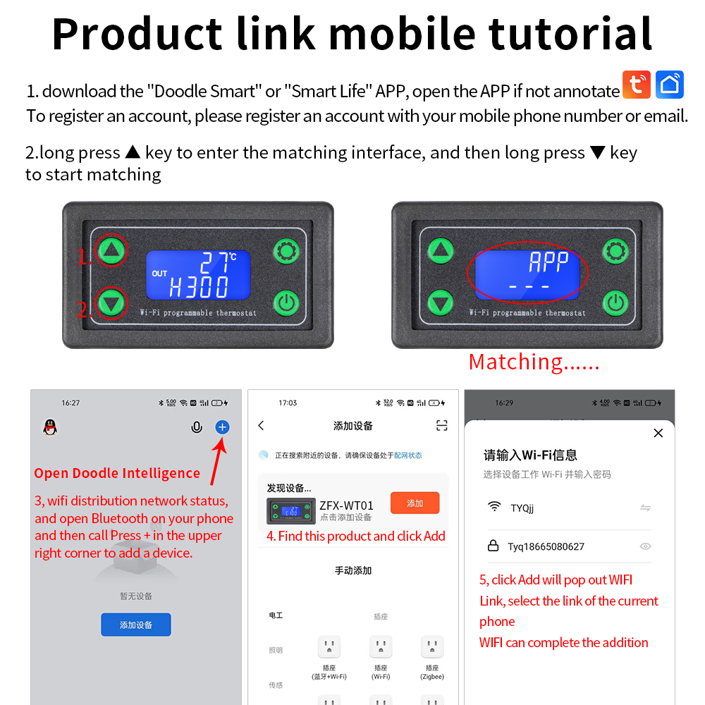 DC12-36V LED Digital Temperatu - Wifi Thermostat review and price