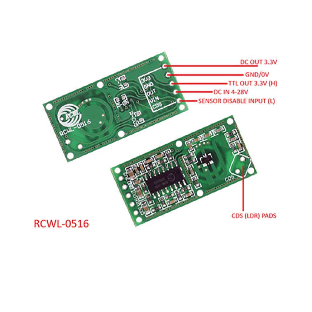 5PCS RCWL-0516 Motion Detectio - Esp8266 Relay Module review and price
