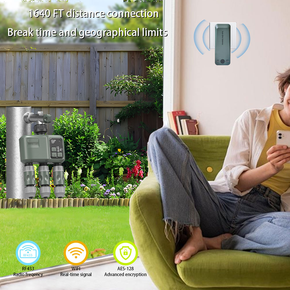 Tuya Wifi+RF433 3-outlet Water - Wifi Smart Plug review and price