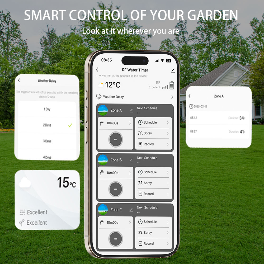 Tuya Wifi+RF433 3-outlet Water - Wifi Smart Plug review and price